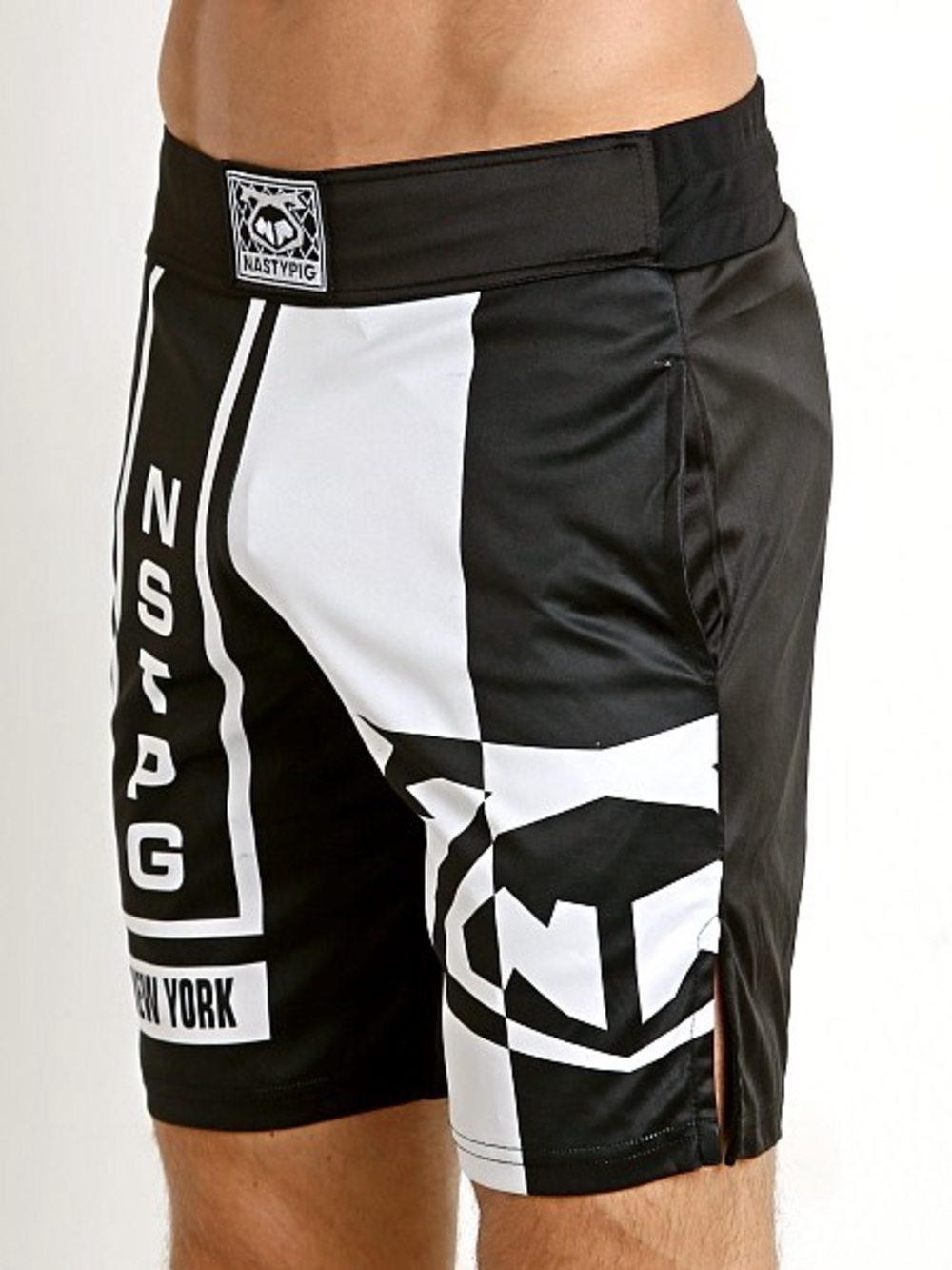 Nasty Pig Black and White Shorts